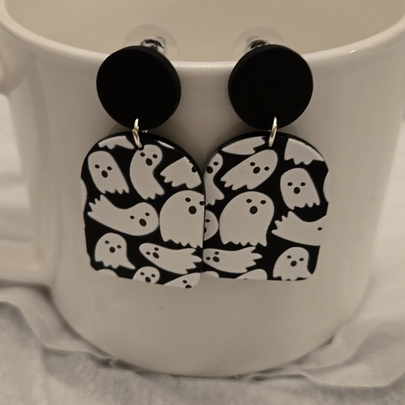 Jewelry - 3 /$15 New Halloween Ghost Earrings